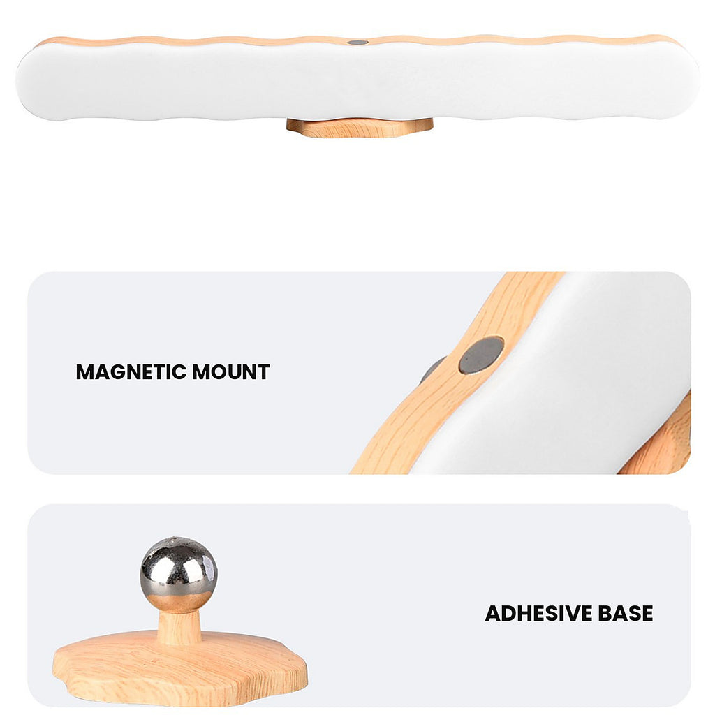 Detail van de magnetische houder en het draaibare kogelgewricht